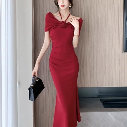 Dresses for Women Party Split Long Woman Dress Designer Fashion Summer 2025 Elegant and Pretty Beach Clothes Trendy One Pieces