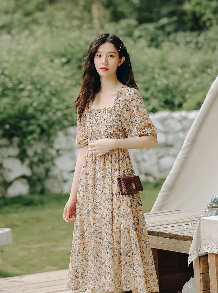 Dresses For Women 2024 Floral Woman Dress Open Back Backless Clothes Beach Flower Tight Bodycon Midi New In Offer Stylish