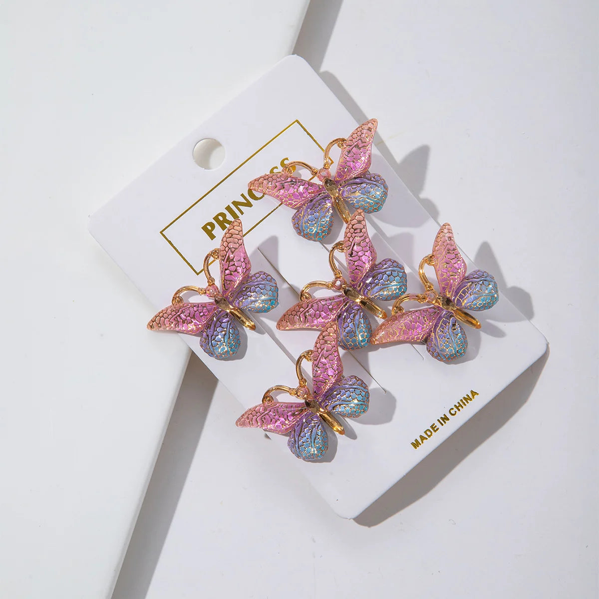 5PCS/20PCS Sweet Macarons Gradient Color Cute Butterfly Kids Hairpins Children Headwear Princess Barrette Girls Hair Accessories