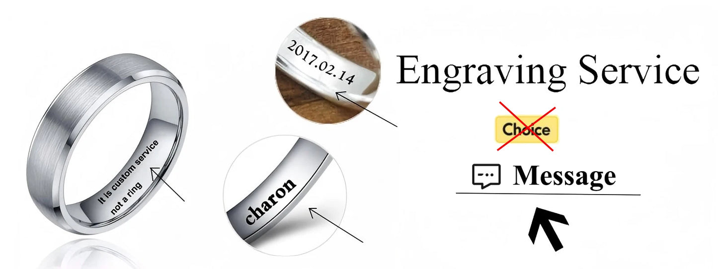 Tigrade 2/4/6/8mm Men Gold Color Ring Tungsten Carbide Male Female Wedding Bands Anillos Mujer Anels Luxury Rings