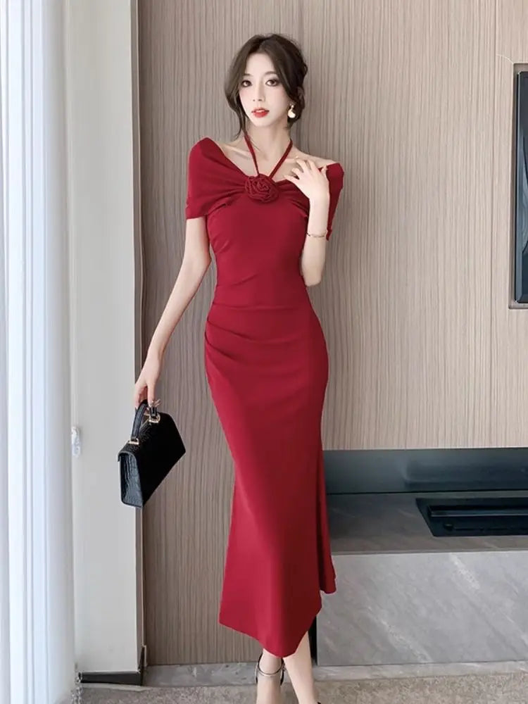 Dresses for Women Party Split Long Woman Dress Designer Fashion Summer 2025 Elegant and Pretty Beach Clothes Trendy One Pieces