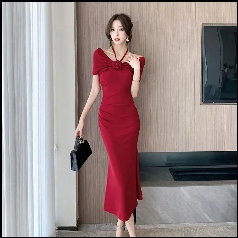 Dresses for Women Party Split Long Woman Dress Designer Fashion Summer 2025 Elegant and Pretty Beach Clothes Trendy One Pieces