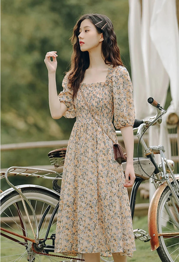 Dresses For Women 2024 Floral Woman Dress Open Back Backless Clothes Beach Flower Tight Bodycon Midi New In Offer Stylish