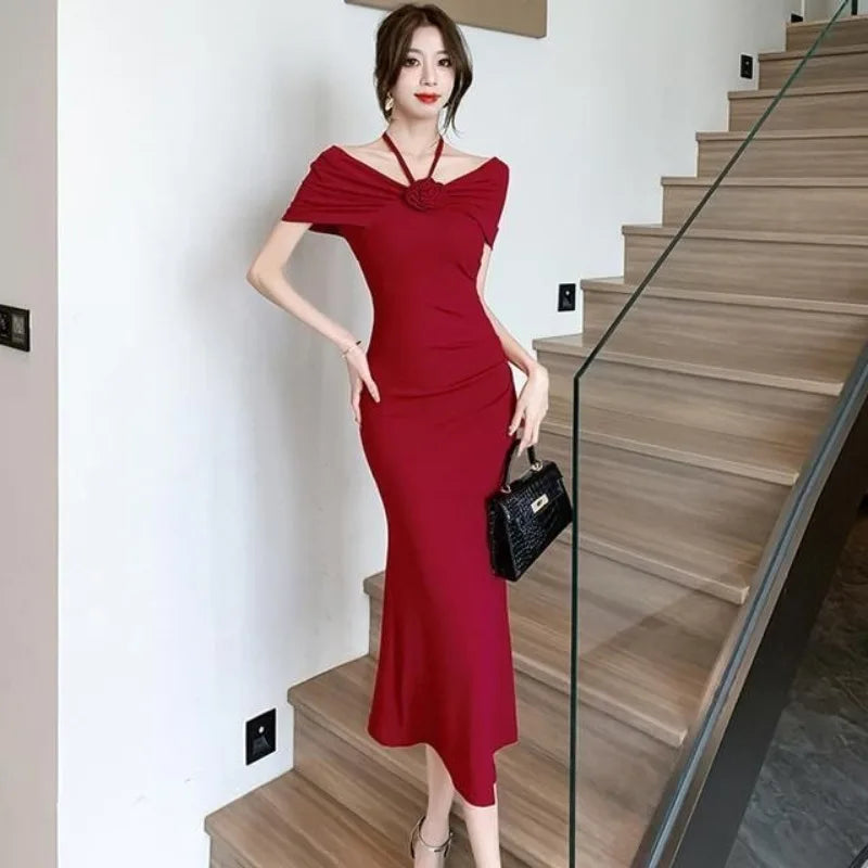 Dresses for Women Party Split Long Woman Dress Designer Fashion Summer 2025 Elegant and Pretty Beach Clothes Trendy One Pieces