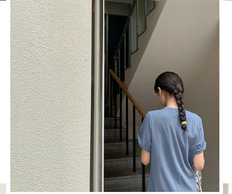 20pcs/can High Elastic Hair Ring French Style Bands Tie Thickened Hair Rope Basic Simple Head Rope For Women Girls Iddal Choice