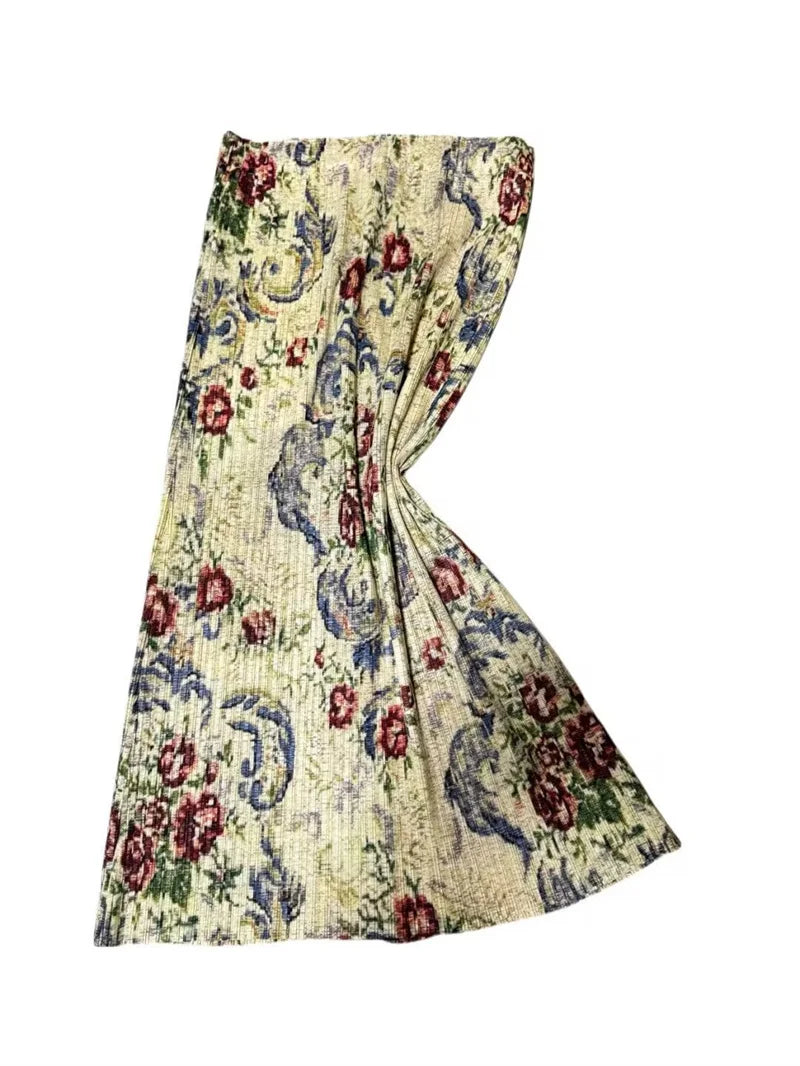 Dresses Elegant Party Dresses Woman New Summer Dress Wearing a Slim Gray Pleated Short-sleeved Shirt Printed Skirt Suit Dress