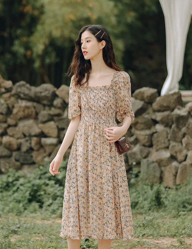 Dresses For Women 2024 Floral Woman Dress Open Back Backless Clothes Beach Flower Tight Bodycon Midi New In Offer Stylish