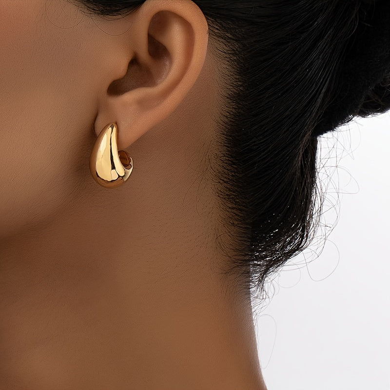 Dainty Water Drop Earrings - Chic & Versatile Daily Wear for Women - Fashion-Forward Ear Ornaments, A Stylish Accessory for Your Everyday Look